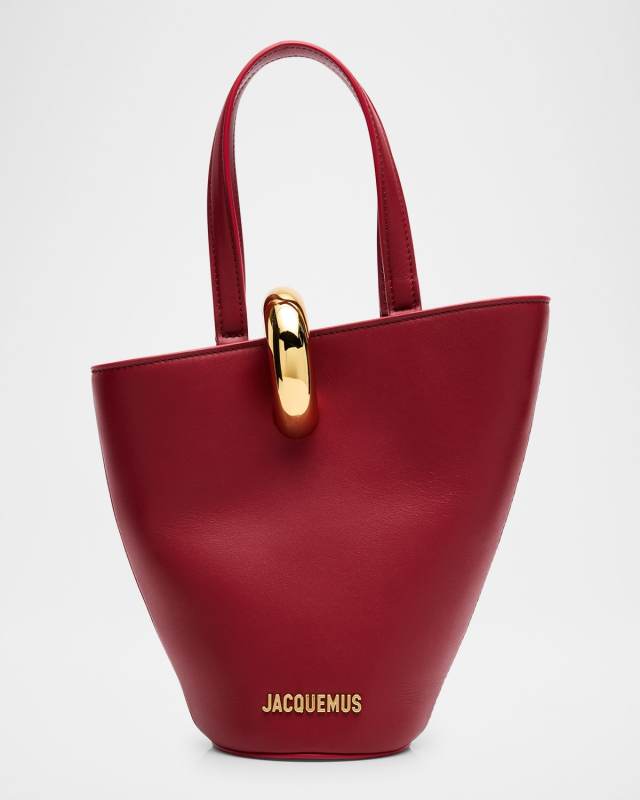 Le Petit Bambola Chain-Link Leather Bucket Bag
